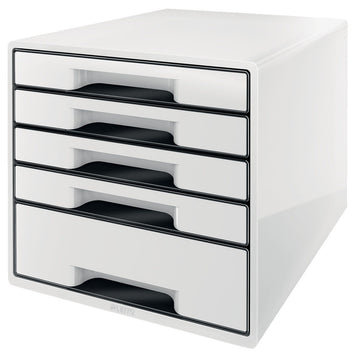 Ablageschublade Leitz WOW CUBE Schwarz