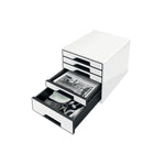 Ablageschublade Leitz WOW CUBE Schwarz
