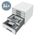 Ablageschublade Leitz WOW CUBE Schwarz