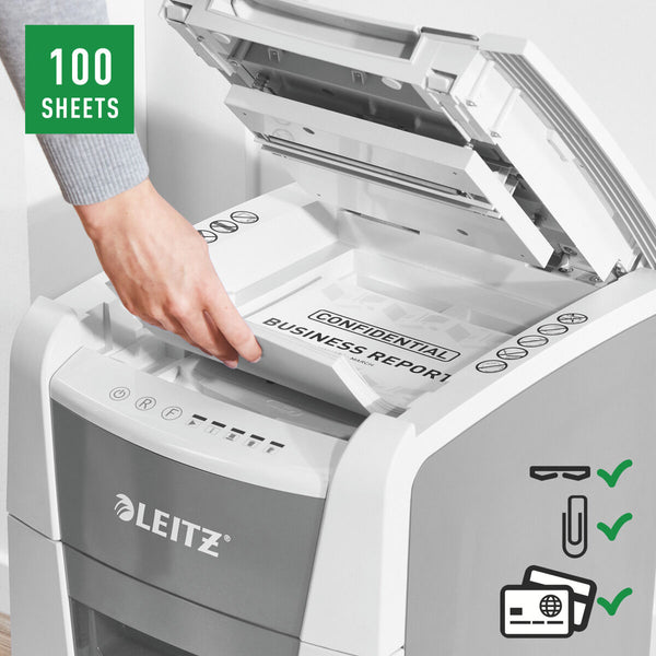 Mikroschnitt-Aktenvernichter Leitz IQ 100 Autofeed