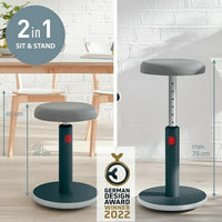 Ergonomischer Hocker Leitz Ergo Cosy Active Kunststoff