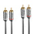 Kabel 2 x RCA LINDY 35345
