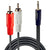 Audiokabel LINDY 35687 Schwarz 20 m