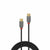 Kabel USB C LINDY 36872 2 m Schwarz Grau