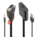 VGA-zu-HDMI-Adapter mit Audio LINDY 38284 Schwarz