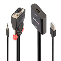 VGA-zu-HDMI-Adapter mit Audio LINDY 38284 Schwarz