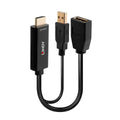 HDMI-zu-DisplayPort-Adapter LINDY 38289 Schwarz