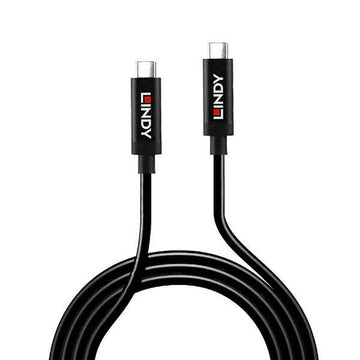 USB-Kabel LINDY 43348 Schwarz 3 m