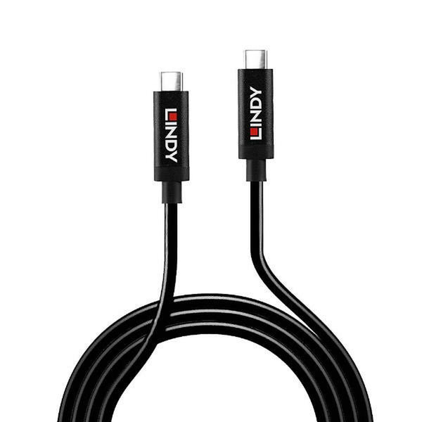 USB-Kabel LINDY 43348 Schwarz 3 m