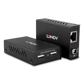 USB -zu-Red RJ45-Adapter LINDY 43408 Schwarz