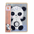 Kinder Puzzle aus Holz Eichhorn Panda 6 Stücke