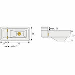 Tastensperre ABUS Metall