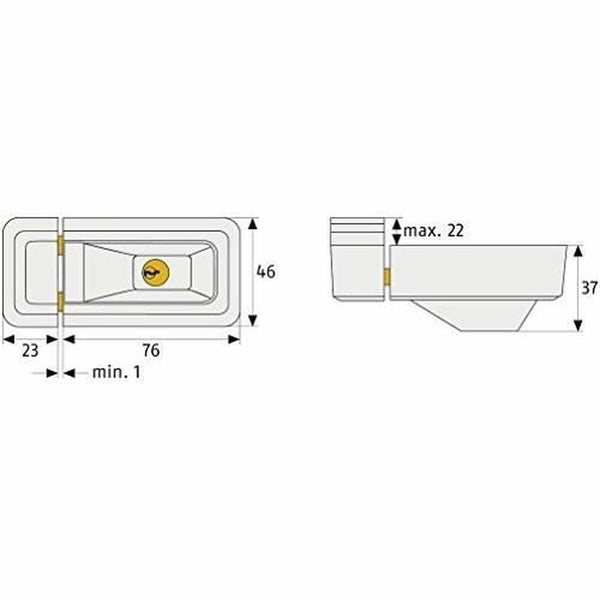 Tastensperre ABUS Metall
