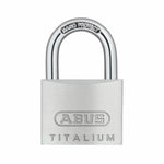 Tastensperre ABUS Titalium 64ti/50 Aluminium rechteckig