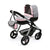 Puppenwägelchen Reig Stule Pram Grau 63 cm