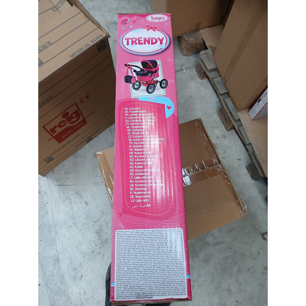 Puppenwägelchen Reig Trendy Classic Pink 45 cm