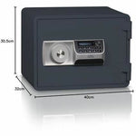 Schlüsselschrank Burg-Wachter FP 44 E Schwarz