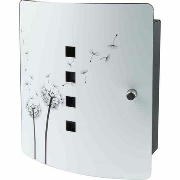 Schlüsselschrank Burg-Wachter 6204/10 Ni Pusteblume Weiß Schwarz