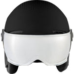 Skihelm Alpina Arber Visor Q Lite Schwarz Schwarzweiß 54-58 cm