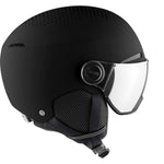 Skihelm Alpina Arber Visor Q Lite Schwarz Schwarzweiß 54-58 cm