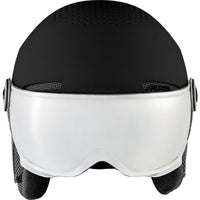 Skihelm Alpina Arber Visor Q Lite Schwarz Schwarzweiß 58-61 cm