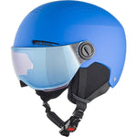 Skihelm Alpina Zupo Visor Q Lite Blau Schwarzweiß 51-55 cm