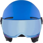 Skihelm Alpina Zupo Visor Q Lite Blau Schwarzweiß 51-55 cm