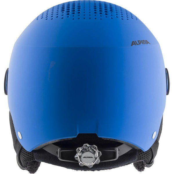 Skihelm Alpina Zupo Visor Q Lite Blau Schwarzweiß 54-58 cm