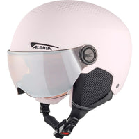 Skihelm Alpina Zupo Visor Q Lite Rosa Schwarzweiß 51-55 cm