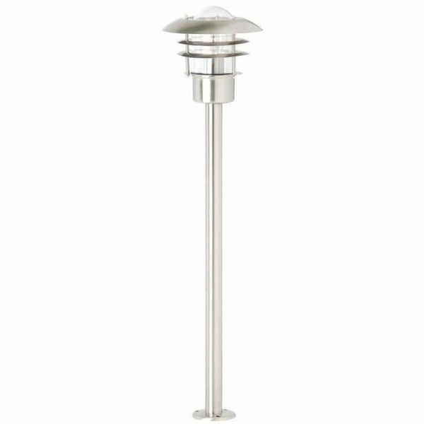 Solarlampe Brilliant Terrence Durchsichtig Silberfarben 60 W