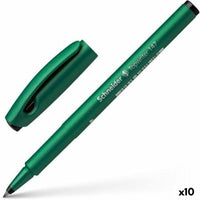 Filzstifte Schneider Topwriter 147 Schwarz grün (10 Stück)