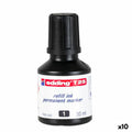 Nachfüllungstinte Edding T25 Permanent Schwarz 30 ml (10 Stück)