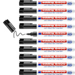 Dauermarker Edding 8400 Schwarz (10 Stück)