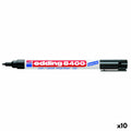 Dauermarker Edding e-8400 Schwarz (10 Stück)