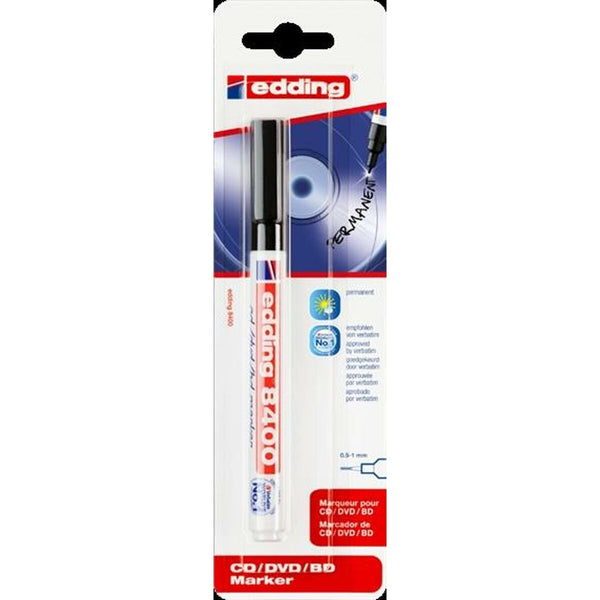 Dauermarker Edding e-8400 Schwarz (10 Stück)