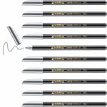 Filzstift Edding 1200 Silberfarben (10 Stück)