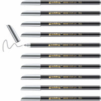 Filzstift Edding 1200 Silberfarben (10 Stück)