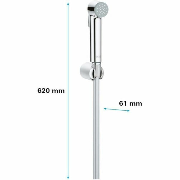 Duschkopf mit Schlauch zum Steuern des Wasserstrahls Grohe 26175001 Silikon