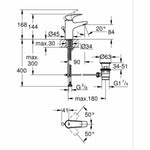 Mischbatterie Grohe Start Flow Metall Messing