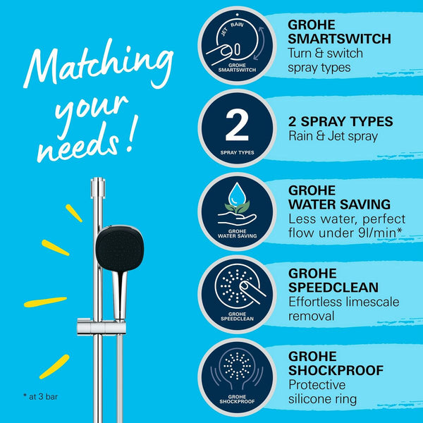 Duschset Grohe Vitalio Comfort 110 26398001 Metall