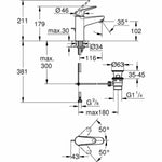 Mischbatterie Grohe Metall