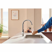 Kitchen Tap Grohe  Blue Pure StartCurve Metall C-Form