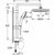 Dusche Säule Grohe Vitalio Start System 250 Kunststoff