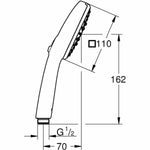 Duschkopf Grohe ABS Kunststoff