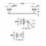 Mischbatterie Grohe Metall