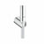 Duschkopf mit Schlauch zum Steuern des Wasserstrahls Grohe Vitalio Get Stick 27459000 Verchromt 150 cm 1 Position