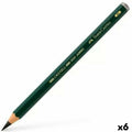 Bleistift Faber-Castell 9000 Jumbo Schwarz 8B (6 Stücke)