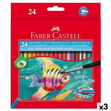 Aquarellstifte Faber-Castell Bunt 3 Stücke