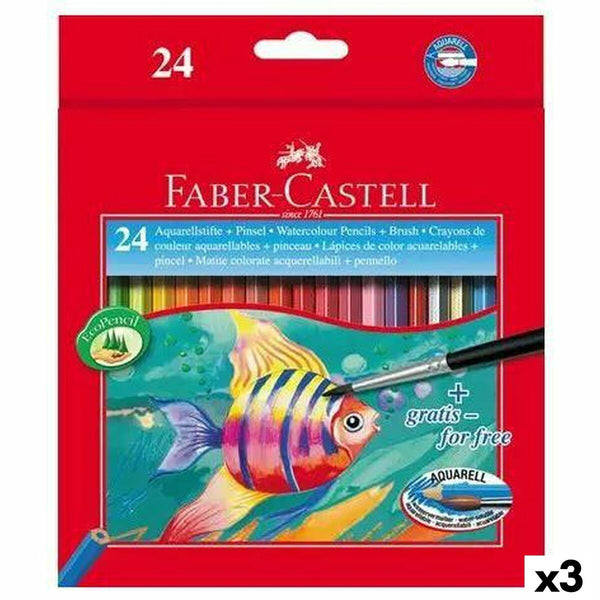 Aquarellstifte Faber-Castell Bunt 3 Stücke