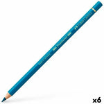 Buntstifte Faber-Castell Polychromos türkis Kobaltblau 6 Stücke